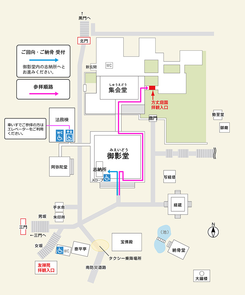 ご参拝順路