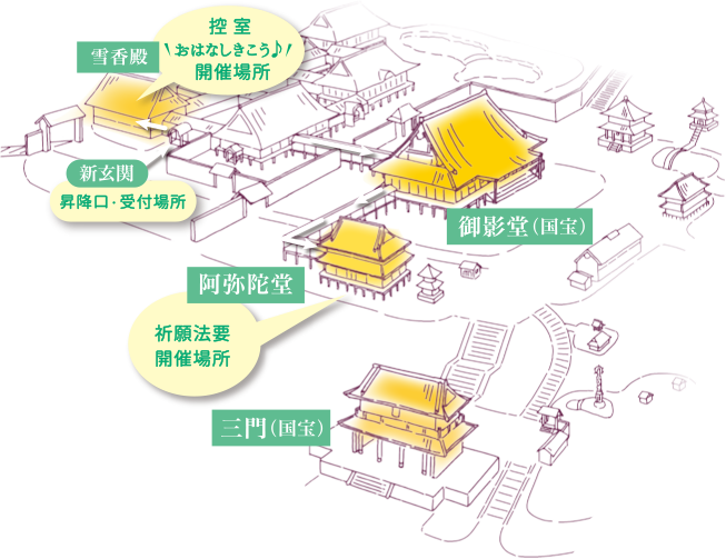 拝観マップ