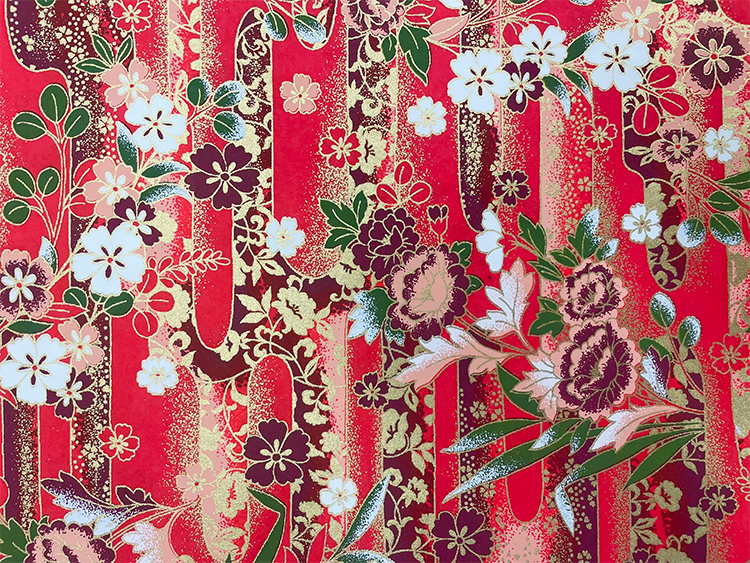 ライトアップ同時開催企画展示 千代紙の色と模様
