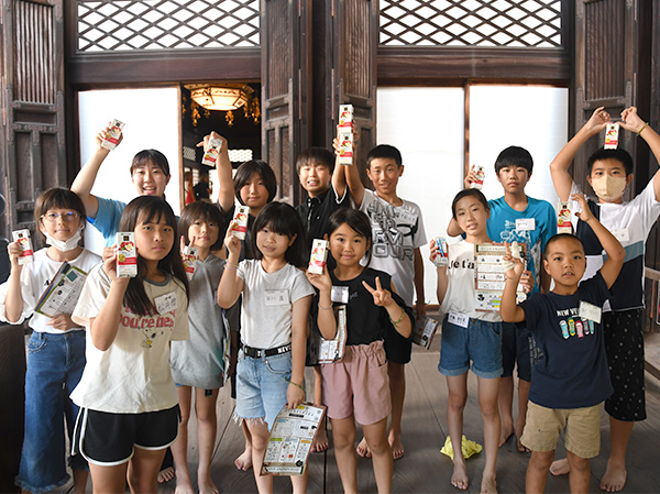おてつぎこども奉仕団のようす