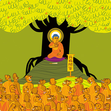 「落語に花咲く仏教」装画